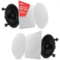 Pyle PDIC16106, Enceinte encastrable, Blanc