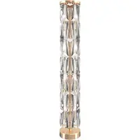 Maytoni Lampadaire, acier inoxydable, or, H 126,5 cm