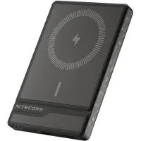 Nitecore NW5000 Magnetic Wireless Charging Powerbank, Forged Carbon Fiber, 5000 mAh