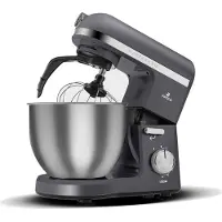 Karaca Mixeur sur socle Mastermaid Chef Pro à double poignée, 1500 W, gris Space