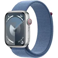 Apple Watch Series 9 4G 45 mm Argent Aluminium Boucle Sport