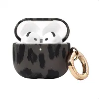 Selencia Coque Sabi motif panthère pour Apple AirPods 5 / 4 - Midnight Black
