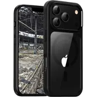 JT BERLIN Pankow Hybrid MagSafe (Apple iPhone 17 Pro Max), Coque pour téléphone portable, Transparent, Noir