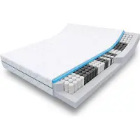 Sleezzze matelas à ressorts ensachés 7 zones Sleezzz Smart 120 x 200 cm, hauteur 21 cm, degré de fermeté H2/H3