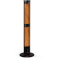 Blumfeldt BlazeTower radiateur infrarouge - 3000 W, chaleur réglable, IP45, protection anti basculement, télécommande & minuterie 24H - idéal pour terrasse & jardin