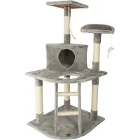 SPOCADO "Rovers" Arbre à chat pour chat 120 x 55 x 55 cm gris