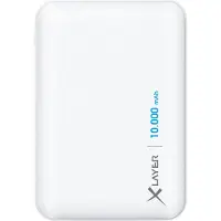 XLayer Batterie externe Micro blanche, 10 000 mAh