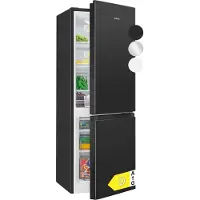 Bomann Réfrigérateur avec compartiment congélation | | 143cm | Réfrigérateur-congélateur silencieux | Porte réversible | 175L | KG 322.1 noir