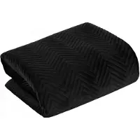 Eurofirany CHON / SOFIA / CZAR 220X240 Couvre-lit noir (240 x 220 cm)