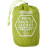 Regatta Veste imperméable à capuche enfant Pack-It III