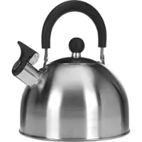 Excellent houseware Fluitketel 2.5L RVS/Zwart