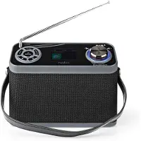 Nedis Dab+ Rddb5200bk Portable Radio Clair One Size / EU Plug 220V