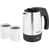 Ecg RK 550 Travel | Bouilloire de voyage | volume 0,5 l | arrêt automatique | puissance 1000 W| signal lumineux | 2 tasses de voyage incluses