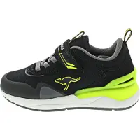 Kangaroos KD-Gym EV : Chaussures de sport pour enfants, chaussures de course, baskets, couleur noire, pour le quotidien