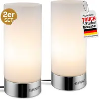 Monzana 2 Lampes de table tactiles Golau