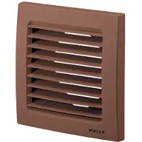 Maico Ventilatoren Grille extérieure SG 100 B pour aération et ventilation DN100 brun
