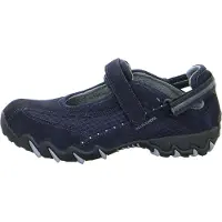Mephisto Chaussons pour femmes NIRO C. SUEDE 97/3D, modèle polyvalent, en Suède, couleur noire