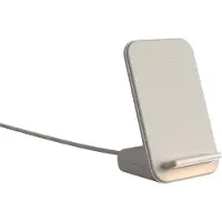 Doro Chargeur sans fil 20W Qi Stand + Chargeur Blanc et Argent