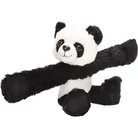 Wild republic doudou panda junior 20 cm peluche noir/blanc