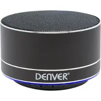 Denver Bluetooth-Lautsprecher 3W MicroSD Frspr Akku 2-3h RW:10m si BTS-32 SILBER