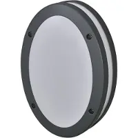 Osram ENDURA CLASSIC ORBI W lampe d'extérieur, applique, douille E27, gris foncé, aluminium, installation rapide & facile, diffuseur mat, classe de protection IP65, application en extérieur