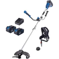Scheppach Débroussailleuse sans fil 20V BC-BCH380/40-X-SET L2 20V-IXES & Batteries & Chargeurs