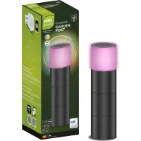 Calex Lampe d'extérieur intelligente Link Post 45 cm - noir