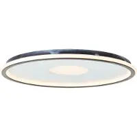 Eglo Plafonnier LED moderne VEGAS | Plafonnier Ø 50 cm avec télécommande gradable | Couleur de lumière réglable | 44W 5400 lumens 3000-6500 Kelvin | Plastique