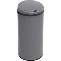 SVITA Sensor Poubelle 50L acier Poubelle avec capteur Poubelle électrique cuisine Poubelle automatique avec capteur Gris