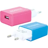 Schwaiger LAD300B511 230V Ladeadapter USB weiß/blau