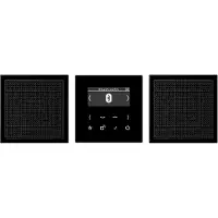JUNG RadioDA intelligente DABLS2BTSW (DAB+ DAB, FM, Bluetooth), Radio, Noir
