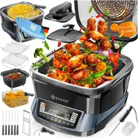 Kesser Multicuiseur avec 16 programmes : grillade, cuisson au four, cuisson à la vapeur