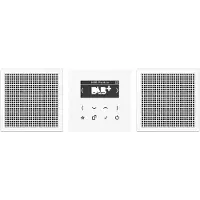 JUNG DABLS2WW Radio intelligente DAB (DAB+ DAB, Bluetooth), Radio, Blanc