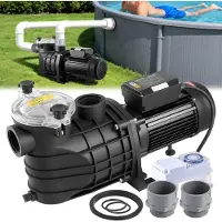 Vevor Pompe Piscine 3000 W Pompe Filtration Piscine 35000 L/h pour Piscines Hors Sol Enterrées