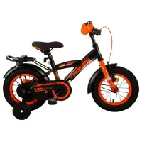 Volare Vélo enfant Thombike - Garçons - 12 pouces - Noir Orange
