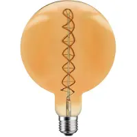 NCC-Licht LED géante spirale filament globe G200 5W E27 or lustre extra chaud 2200K rétro nostalgie DIMMBAR