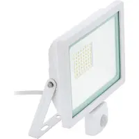 Eglo 64883 FILETTI Projecteur LED 10W Détecteur Blanc Blanc neutre IP44