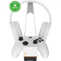 Snakebyte Station de charge XB Combo Charge X white pour gamepad et casque (Xbox One S, Xbox Series S), Manette : accessoires, Blanc