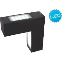 Näve Applique murale d'extérieur LED - aluminium ; plastique - anthracite ; opale ; 1163197