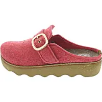 Rohde Foggia Filz Clogs Femme Chaussons Pantolette 6117 40 rouge , Taille:43 EU