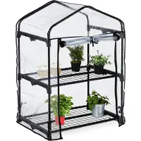 Relaxdays Serre de balcon pour tomates, RD20027