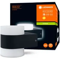 Ledvance Applique murale et plafonnier à LED, luminaire pour applications extérieures, blanc chaud, Endura Style Updown Puck