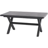 Siena Garden Sincro Ausziehtisch 160/200x90cm matt anthrazit / HPL titan (160 x 90 x 77 cm)