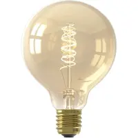 Calex Lampe LED Globe 9,5 Gold 4W - E27 - 2100K - LED