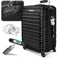 Kesser Valises Valises à coque rigide avec serrure à combinaison, balance + étiquette à bagages