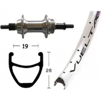 Winora Vuelta Airline 1 6-8s Rear Wheel Doré 10 x 135 mm
