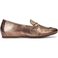 Wonders pour femme. A-4111_5642_6509 Mocassins en cuir Grace 11 bronze (37), Plat, Aucun, Casuel, Classique