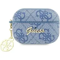 GUESS Guap2G4Gsmb Airpods Pro 2 (2022/2023) Cover Niebieski/Blue 4G Charm Collection