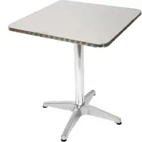 MCW Table de bistrot en aluminium H28