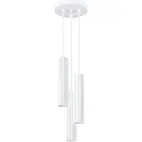 Sollux Lampe suspendue KARBON 3P blanc 3xGU10 10W aluminium 108x19.5x19.5cm